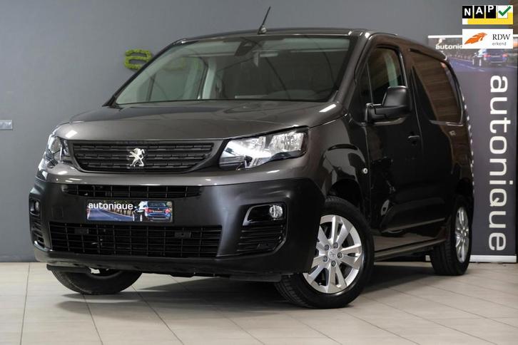 Peugeot Partner 1.2 PureTech *Automaat|3 Zits* Navigatie+Ach, Auto's, Bestelauto's, Te koop, ABS, Achteruitrijcamera, Airconditioning