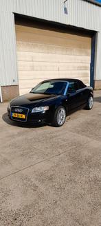 Audi A4 3.2 FSI 188KW Cabrio Quattro AUT 2006 Zwart, Auto's, Automaat, 1800 kg, 1715 kg, Cabriolet