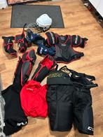Ijshockey uitrusting L/XL senior met tas, Sport en Fitness, IJshockey, Ophalen of Verzenden, Bescherming