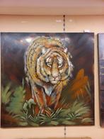 3d schilderij tijger, Ophalen