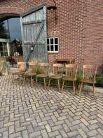 Brocante stoelen - vintage - hout - landelijk, Antiek en Kunst, Ophalen