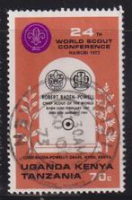 Uganda-Kenya-Tanzania 1971 Scouting Conferentie, Ophalen of Verzenden, Gestempeld, Overige thema's