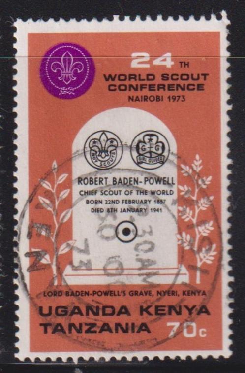 Uganda-Kenya-Tanzania 1971 Scouting Conferentie, Postzegels en Munten, Postzegels | Thematische zegels, Gestempeld, Overige thema's