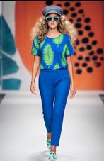 FABIENNE CHAPOT Faab top palm print💚S/M/L, Maat 38/40 (M), Blauw, Ophalen of Verzenden, Zo goed als nieuw