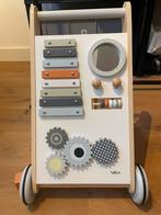 Houten loopwagen / activity walker, Kinderen en Baby's, Speelgoed | Babyspeelgoed, Ophalen, Gebruikt, Overige typen, Met geluid