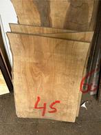 Massief Plataan-hout boomstam planken, 37mm, div maten, Doe-het-zelf en Verbouw, Hout en Planken, Ophalen, 25 tot 50 mm, Zo goed als nieuw