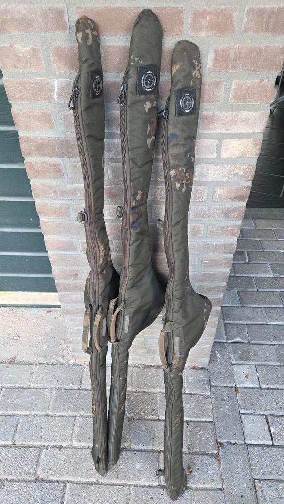 3x Nash Scope 10ft 3lbs+GTL8000(inc reserve spoelen) + meer, Watersport en Boten, Hengelsport | Karpervissen, Zo goed als nieuw