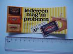 sticker oud SHAG sigaret ALLEMAN Alleman's tabak 3,25 gulden, Verzamelen, Verzenden, Zo goed als nieuw, Bedrijf of Vereniging