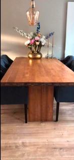 Prachtige houten teak tafel 250 cm, Ophalen, Rechthoekig, 200 cm of meer, 50 tot 100 cm