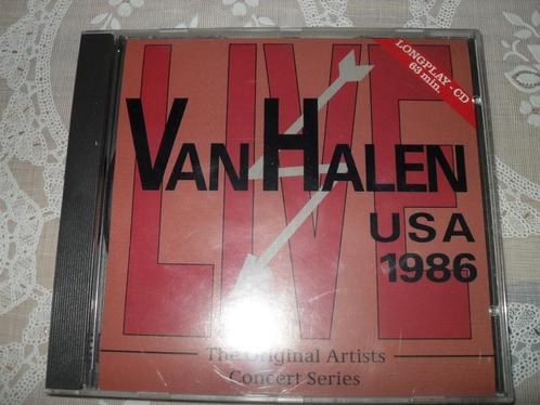 CD VAN HALEN LIVE-USA 1986., Cd's en Dvd's, Cd's | Hardrock en Metal, Zo goed als nieuw, Ophalen of Verzenden