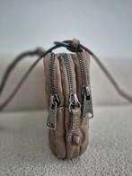 LIEBESKIND crossover tas 3 ritsen taupe-beige, Ophalen of Verzenden, Zo goed als nieuw, Beige, Leer
