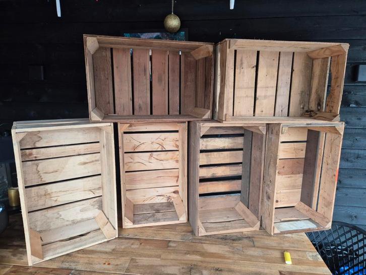 Veilingkratjes alle 6 25eu, Doe-het-zelf en Verbouw, Kratten en Dozen, Gebruikt, Krat, 50 tot 75 cm, Minder dan 35 cm, 40 tot 60 cm