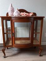 Oud theekastje / vitrinekastje (73cm breed), Ophalen, Gebruikt, 50 tot 100 cm, Minder dan 100 cm