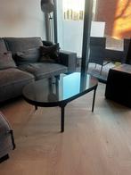 Riverdale salontafel zwart glas, Ophalen, 100 tot 150 cm, 50 tot 100 cm, Minder dan 50 cm