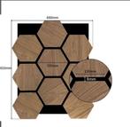 Hexagon Vilt Akoestische Panelen– Voor Interieur – 80x60x2cm, Ophalen of Verzenden, Nieuw, Overige materialen, Minder dan 20 mm