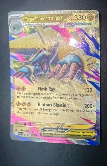 Pokémon Mega Manectric EX - 050/132 - Zeldzaam! beschikbaar voor biedingen