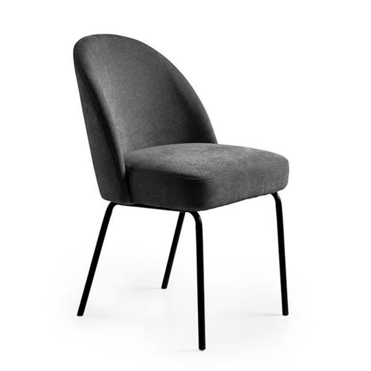 eetkamerstoel, Huis en Inrichting, Stoelen, Nieuw, Vijf, Zes of meer stoelen, Metaal, Stof, Zwart, Ophalen