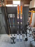 Salomon X-wing carve skies 162 cm met Nordica schoenen mt 41, Sport en Fitness, Skiën en Langlaufen, Gebruikt, 160 tot 180 cm