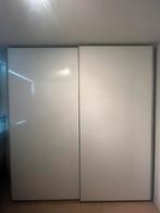 Witte Kledingkast met roldeuren, Ophalen, Overige materialen, Gebruikt, 200 cm of meer