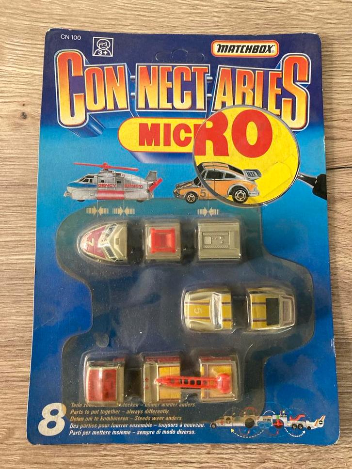 Vintage Matchbox Con-Nect-Ables Micro - Nieuw in Verpakking, Kinderen en Baby's, Speelgoed | Overig, Nieuw, Jongen of Meisje, Ophalen