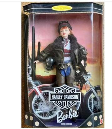 1998 BARBIE HARLEY DAVIDSON  RED HAIR  NRFB beschikbaar voor biedingen
