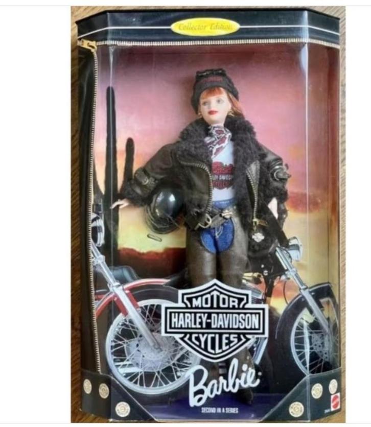1998 BARBIE HARLEY DAVIDSON  RED HAIR  NRFB, Verzamelen, Poppen, Nieuw, Fashion Doll, Verzenden