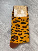 Panter/tijgerprint sokken nieuw., Ophalen of Verzenden, Zo goed als nieuw, Maat 39 t/m 42, Bruin