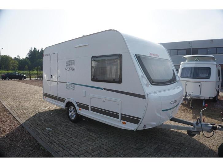 Dethleffs C'Joy 390 + MOVER + luifel, Caravans en Kamperen, Caravans, Bedrijf, tot en met 3, 750 - 1000 kg, Overige, Dethleffs