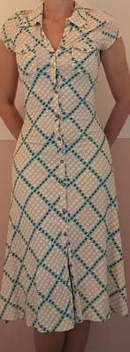 Doorknoopjurk met ceintuur, maat 36, Ophalen of Verzenden, Nieuw, Maat 36 (S), Onder de knie