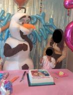 Olaf Frozen mascotte huren of langs laten komen, Hobby en Vrije tijd, Feestartikelen | Verhuur, Ophalen of Verzenden