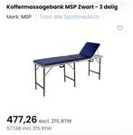 Kofferbankmassagetafel MSP - 3 delig - zwart - opklapbaar, Ophalen, Massagetafel