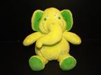 TIAMO OLIFANT OLLI KLEINE UITVOERING VELOURS LIME GROEN MET, Kinderen en Baby's, Speelgoed | Knuffels en Pluche, Nieuw, Olifant