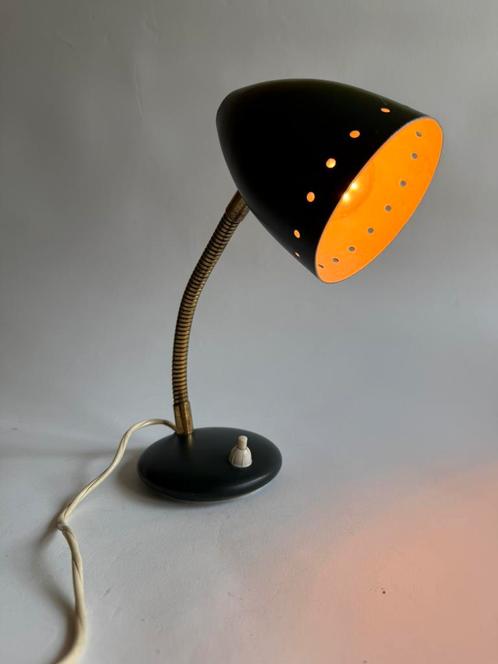 Vintage Hala Zeist burealamp - groen, Huis en Inrichting, Lampen | Tafellampen, Zo goed als nieuw, Minder dan 50 cm, Ophalen of Verzenden