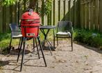Rode kamado BBQ + bistroset (2 stoelen + tafel), Tuin en Terras, Houtskoolbarbecues, Ophalen, Gebruikt