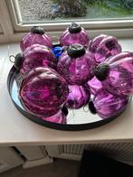 Kerstbal Heksenballen heksen bol van zwaar glas, Antiek en Kunst, Antiek | Glas en Kristal, Ophalen of Verzenden