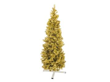 EUROPALMS Fir tree FUTURA gold metallic 180cm beschikbaar voor biedingen