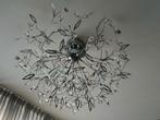 KRISTAL CHROOM PLAFONDLAMP, Huis en Inrichting, Lampen | Plafondlampen, Ophalen of Verzenden, Gebruikt