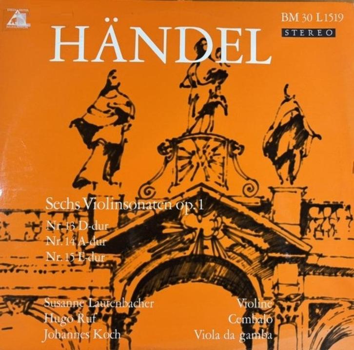 Händel Sechs Violinsonaten Susanne Lautenbacher, Cd's en Dvd's, Vinyl | Klassiek, Zo goed als nieuw, Classicisme, Kamermuziek