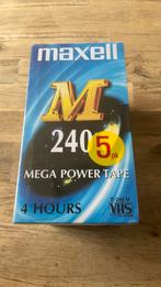 Maxell videobanden vhs 5 stuks nieuw in verpakking, Alle leeftijden, Ophalen of Verzenden, Zo goed als nieuw, Overige genres