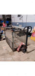 Gitterbox, 100 liter of meer, Ophalen, Transportkar