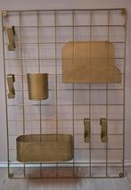 Wandopberger/wandrek messing. Opbergrek van metaal, Ophalen of Verzenden, Zo goed als nieuw