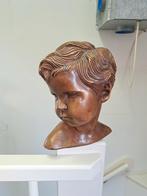 Steen geverfde  buste van jongen, Ophalen