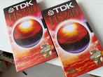 2x TDK HD240 VHS videoband Nieuw!, Ophalen of Verzenden, Nieuw, Videoband