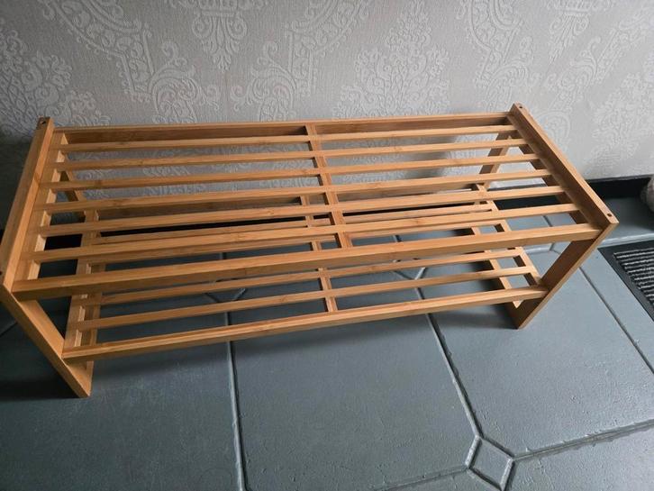 NIEUWE 100% BAMBOE SCHOENENREK - INFO ZIE ADVERTENTIE, Huis en Inrichting, Kasten | Schoenenrekken, Nieuw, Ophalen of Verzenden