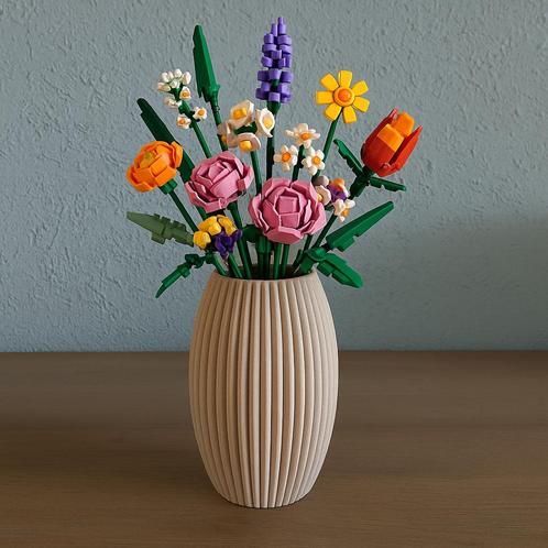 Vaas ‘Alexia’ Latte bruin, Huis en Inrichting, Woonaccessoires | Vazen, Nieuw, Overige kleuren, Minder dan 50 cm, Kunststof, Ophalen of Verzenden