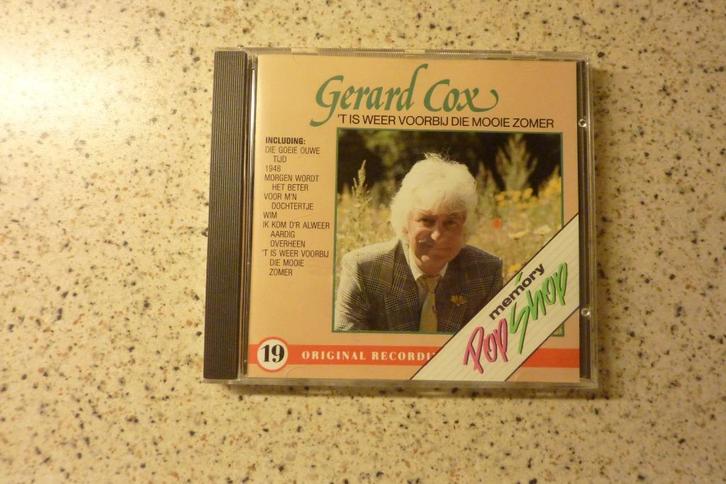 Gerard Cox - 't Is Weer Voorbij Die Mooie Zomer, Cd's en Dvd's, Cd's | Nederlandstalig, Zo goed als nieuw, Levenslied of Smartlap