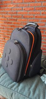 Ikea Rugtas Zwart met Oranje Details, Gebruikt, 25 tot 40 cm, 30 tot 45 cm, Ophalen