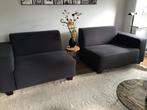 Elementenbank met Hocker. Montel. Grijs, antraciet. ., Ophalen of Verzenden, Gebruikt, Stof