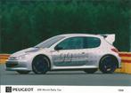 Persfoto Peugeot 206 World Rally Car 1999, Verzamelen, Verzenden, Nieuw, Auto's