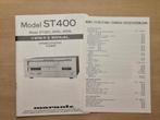 Owner's manual Marantz ST300 / ST400 tuner, Audio, Tv en Foto, Tuners, Ophalen, Zo goed als nieuw